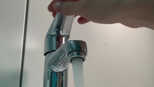 Cutting costs and preserving water. Earth day and water consumption. Saving clean water. Turn off th