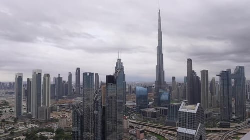 Video about skyscrapers in the city of Dubai United Arab Emirates