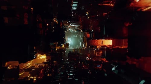 Sci Fi Techno Grunge Tunnel Loop