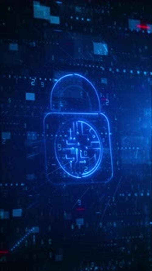 Cybersicherheitstechnologie auf Leiterplatte Abstrakter Hintergrund Technologiedaten im Hi-Tech-Stil