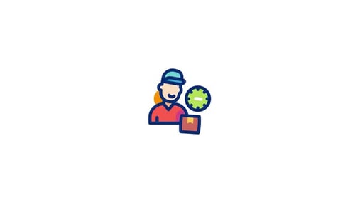 Deliverywoman Animated Icon