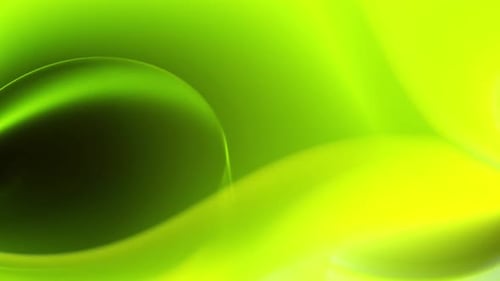 Abstract green surface WY effect curve lines animation