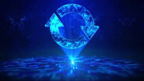 Réinitialiser le texte avec la rotation du HUD, interface technologique numérique, Sci Fi, hologramme, cyberespace