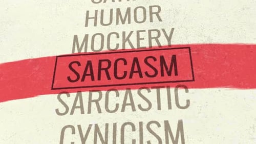 Animación de títulos con desplazamiento 3D de Sarcasm