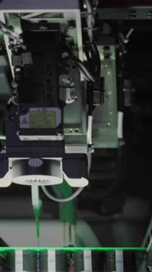 Electronic Components Printed Circuit Board Moves with SMD PCB Welding Solder Machine Production