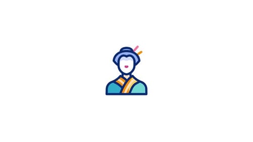 Geisha Animated Icon