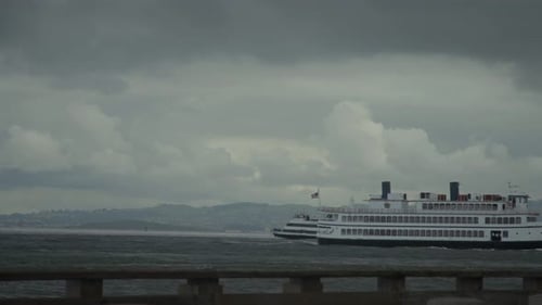 San Francisco Bay Cinematic Scene