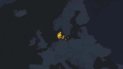World Map Zoom and Country Highlight Animation