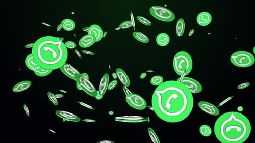 WhatsApp Logo Background Loop