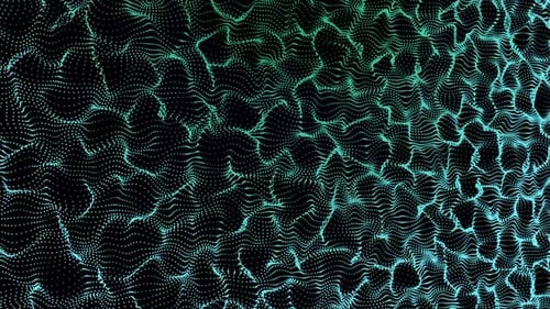 Fluid Abstract Dot Grid Wave Background Animation
