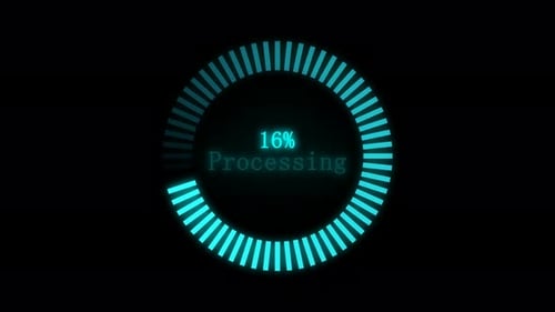 Loading circle animation . process loading bar, rotating ring spinning Vd1545