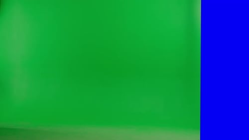 A Male Traveler with a Hiking Backpack on His Back Runs Hidden Behind a Screen Running Tourist in