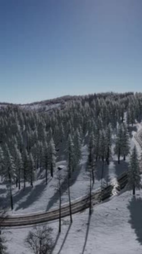 Splendid Alpine Scenery in Winter