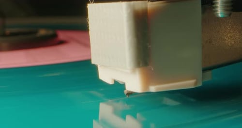 Close Up of Record Player Needle on Vinyl