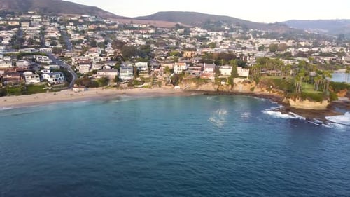 Crescent Bay Beach, Laguna, Orange County, Southern California Coast, USA.