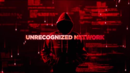 Unrecognized Network Word On Style Hologram Video 02