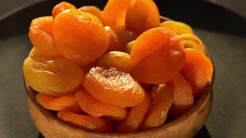 Dried Apricots Closeup