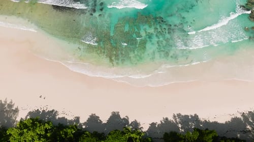 Seascape with Tropical Beach Seychelles Mahe