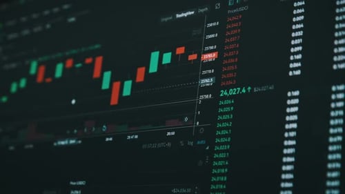Stock Market Cryptocurrency Exchange Chart