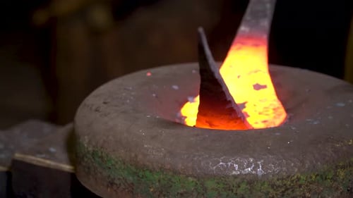 Blacksmith Metal Forging in 4k