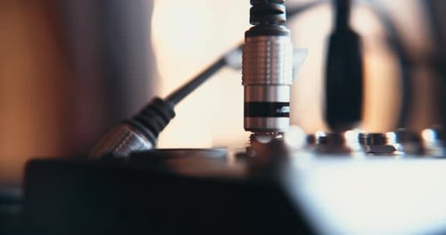 Audio Console Close Up