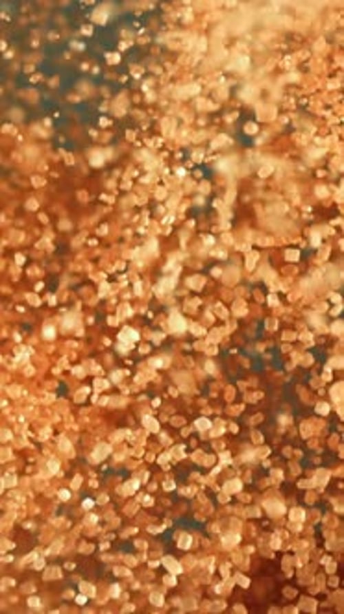 Cane Sugar Flies Up and Down Filmed on a Highspeed Camera at 1000 Fps