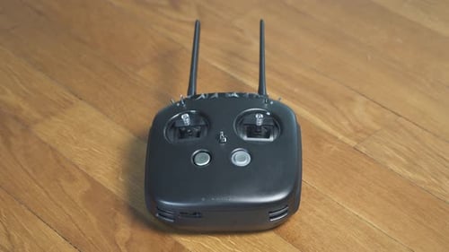 Close zoom shot of DJI Remote Controller Mode 2