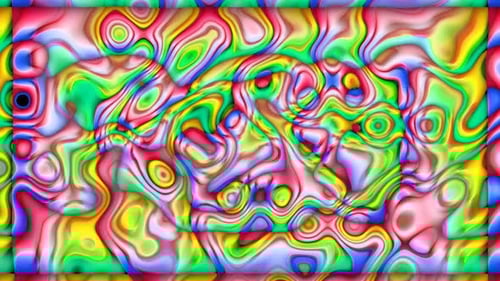 Vibrant Abstract Fluid Swirls Motion Background