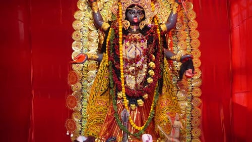 Diwali is one of the biggest festival in India, Kali, one of the deities of Hindus, is worshiped in