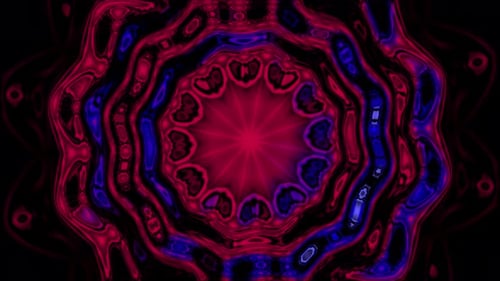 Glossy Kaleidoscope Background | 4K