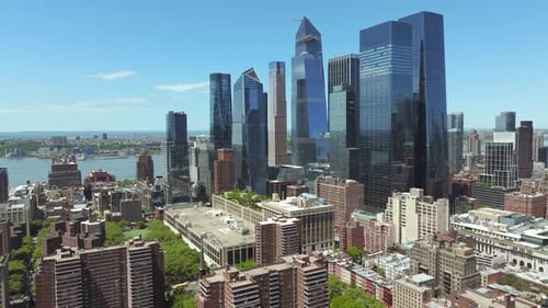 May 2024 - 4K aerial of Manhattan, New York City, USA