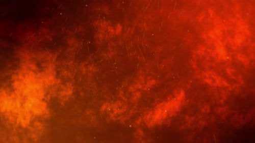 Fire Particles Background 4K Seamless Loop Video