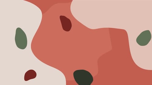 Abstract Colorful Doodle Animated Background