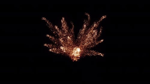 Abstract Shimmering Particle Burst Reveal