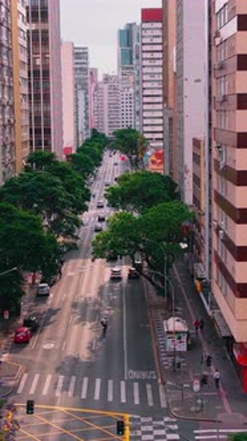 Curitiba Al final de la tarde Skyline Horizon Golden Hour Curitiba