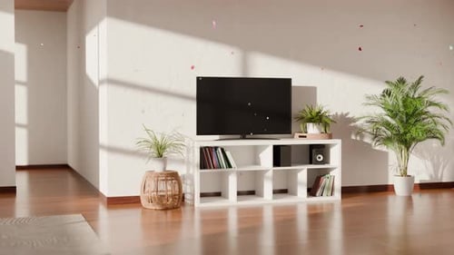 Animation de meubles satisfaisante en boucle 3D