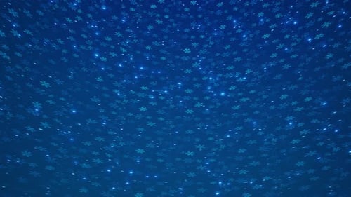 Animated Sparkling Snowflakes Christmas Background Loop