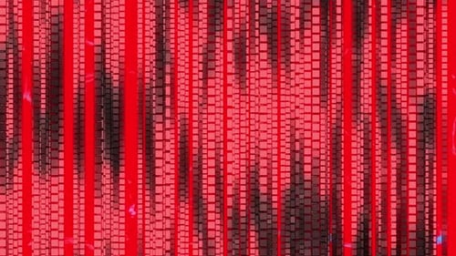 Animated Abstract Geometric Cubes Loop Background