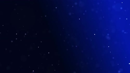 Clean Blue Particles Background Loop