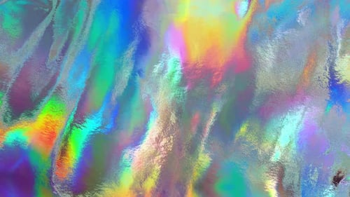 Holographic abstract blue gradient metallic background