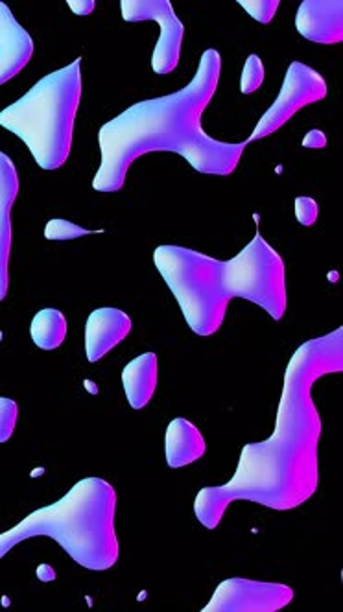 Holographic Fluid Abstract Shapes Background Loop