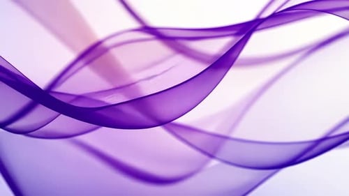 Abstract Fluid Flowing Purple Waves Loop Background