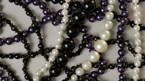 Pearl beads background