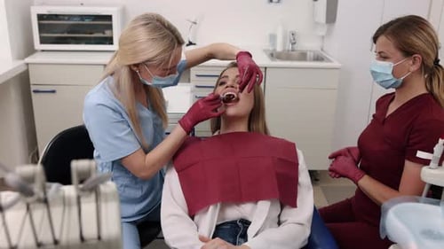 Checkup Teeth Doctor Examines Treatment Methods