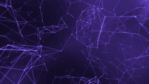 Abstract Purple Plexus Network Loop Background