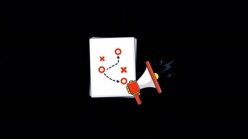 Vídeo conceptual de estrategia de marketing animado: transparente