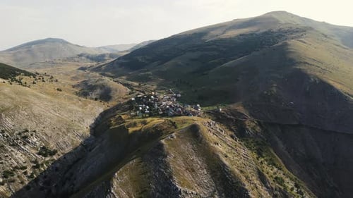 Lukomir village in the mountains, Bosnia