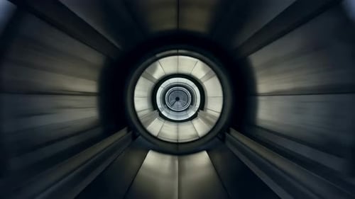 Abstrakter futuristischer Hintergrund mit Bewegungsunschärfe aus Metall