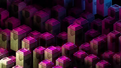 Cube Abstract Background (4K)