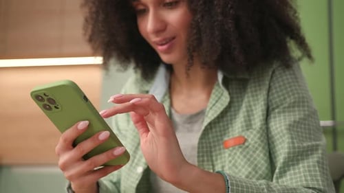 Woman Using Mobile Phone